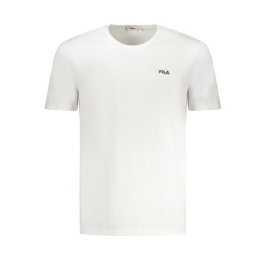 FILA Ανδρικό Μπλε T-shirt με στρογγυλή λαιμόκοψη και λογότυπο