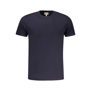 Guess Jeans Ανδρικό Μπλε T-shirt με κεντημένο λογότυπο