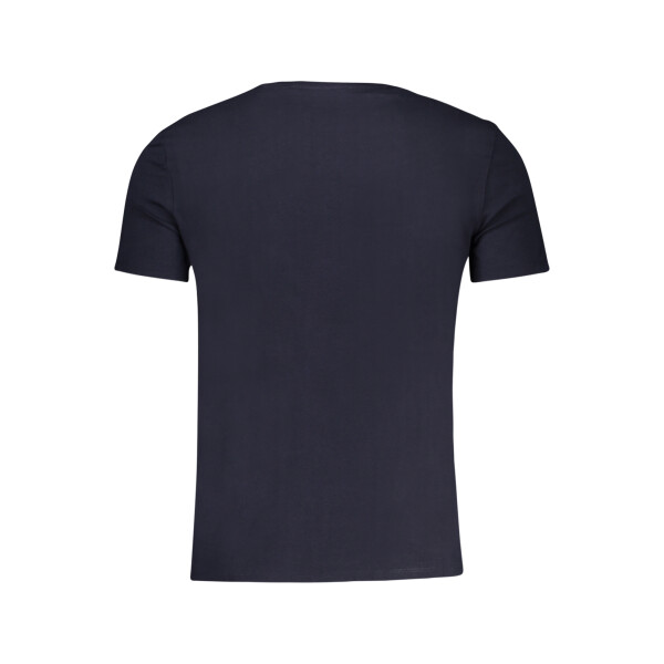 Guess Jeans ανδρικό μπλε t-shirt με κοντά μανίκια και λογότυπο