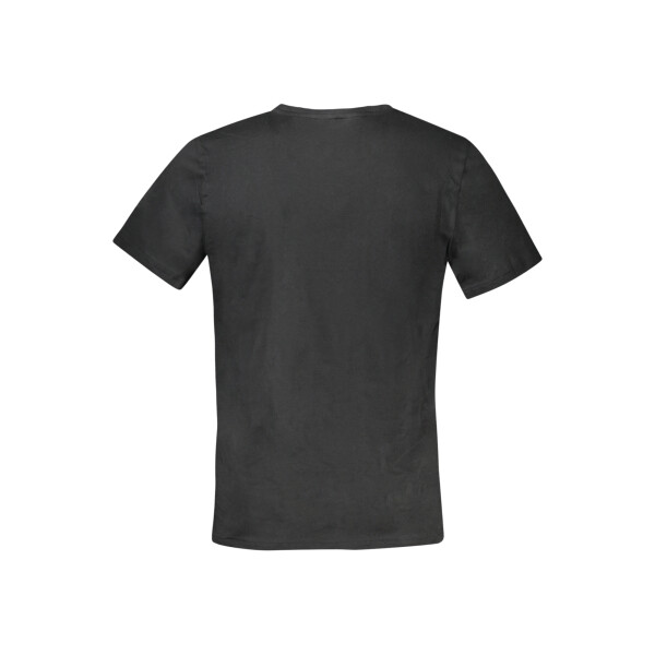 Tommy Hilfiger Ανδρικό Μαύρο T-shirt με στρογγυλή λαιμόκοψη
