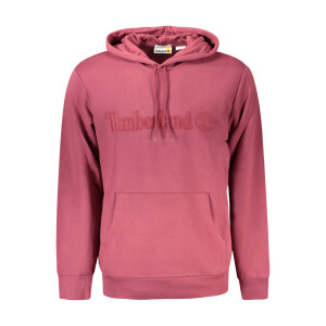 Timberland ανδρικό φούτερ με φερμουάρ σε μωβ χρώμα με κουκούλα