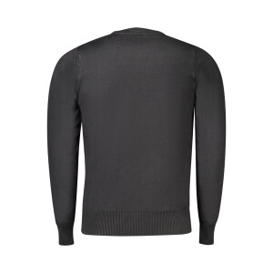 COVERI MOVING Ανδρικό Μαύρο T-shirt με μακριά μανίκια