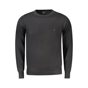COVERI MOVING Ανδρικό Μαύρο T-shirt με μακριά μανίκια