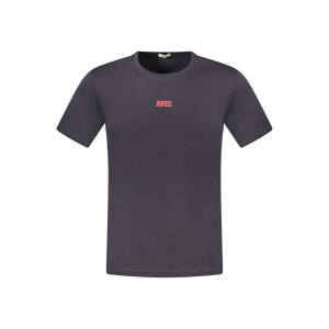 RIFLE Ανδρικό Μπλε T-Shirt με κοντά μανίκια και λογότυπο