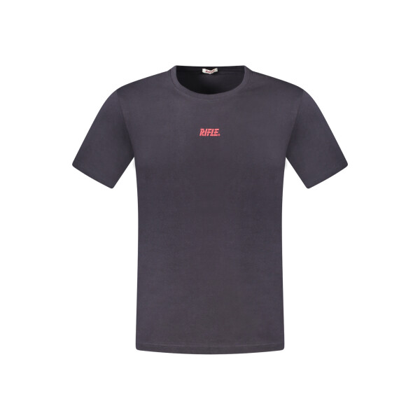 RIFLE Ανδρικό Μπλε T-Shirt με κοντά μανίκια και λογότυπο