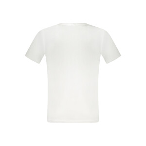 RIFLE Ανδρικό Λευκό T-Shirt με κοντά μανίκια και λογότυπο