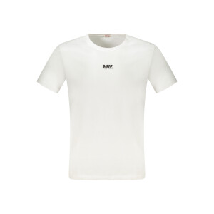 RIFLE Ανδρικό Λευκό T-Shirt με κοντά μανίκια και λογότυπο