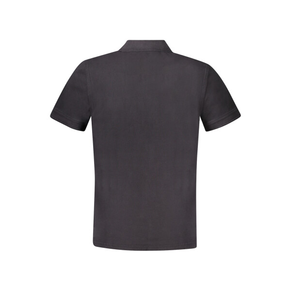 BOSS Ανδρική Μαύρη Polo Μπλούζα με κοντά μανίκια και λογότυπο