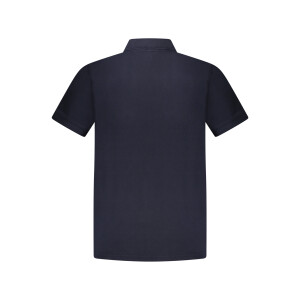 BOSS Ανδρική Μπλε Polo Μπλούζα με κοντά μανίκια και λογότυπο