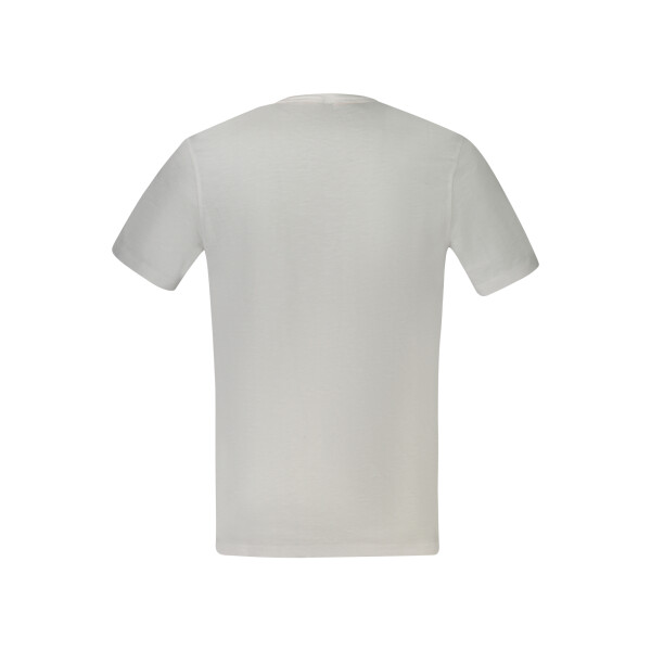 BOSS Ανδρικό Λευκό T-shirt με print λογότυπο
