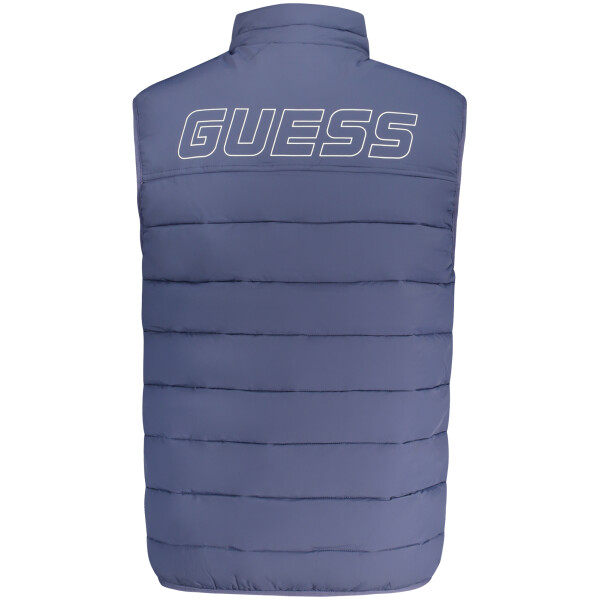 Guess Jeans Ανδρικό Μπλε Αμάνικο Τζιν με φερμουάρ και τσέπες