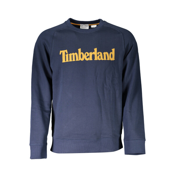 Timberland ανδρικό μπλε φούτερ με στρογγυλή λαιμόκοψη και λογότυπο