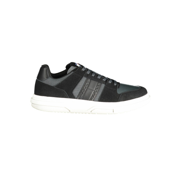 Tommy Hilfiger ανδρικά sneakers σε μαύρο χρώμα με κορδόνια