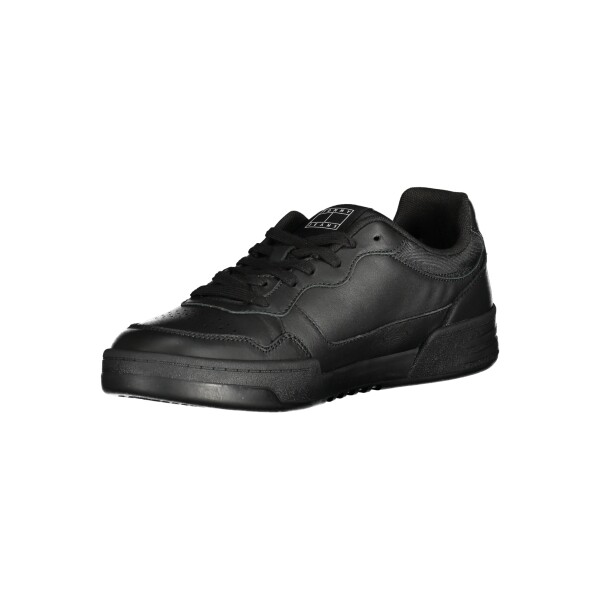 Tommy Hilfiger ανδρικά sneakers σε μαύρο χρώμα με κορδόνια
