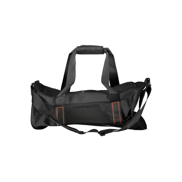 North Sails ανδρική μαύρη τσάντα duffle με λογότυπο