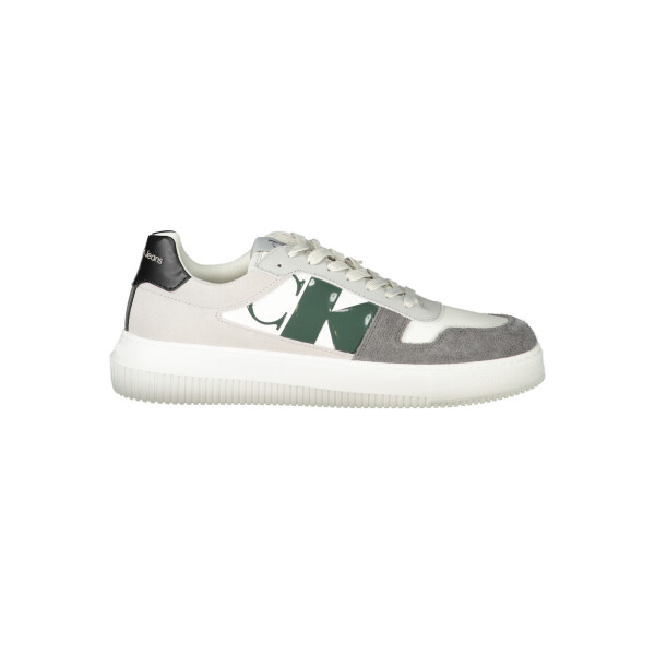 Calvin Klein ανδρικά sneakers σε λευκό χρώμα με κορδόνια και λογότυπο