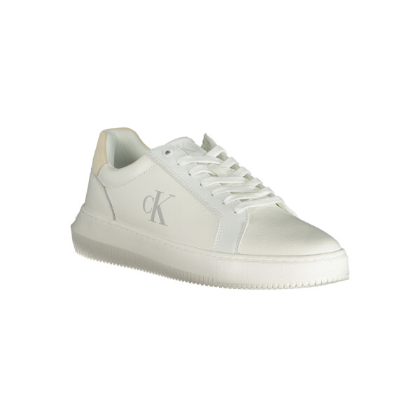Calvin Klein ανδρικά sneakers σε λευκό χρώμα με κορδόνια