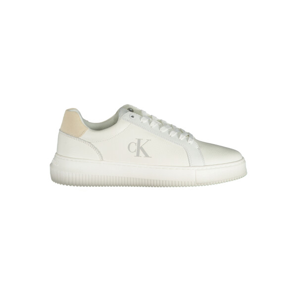 Calvin Klein ανδρικά sneakers σε λευκό χρώμα με κορδόνια