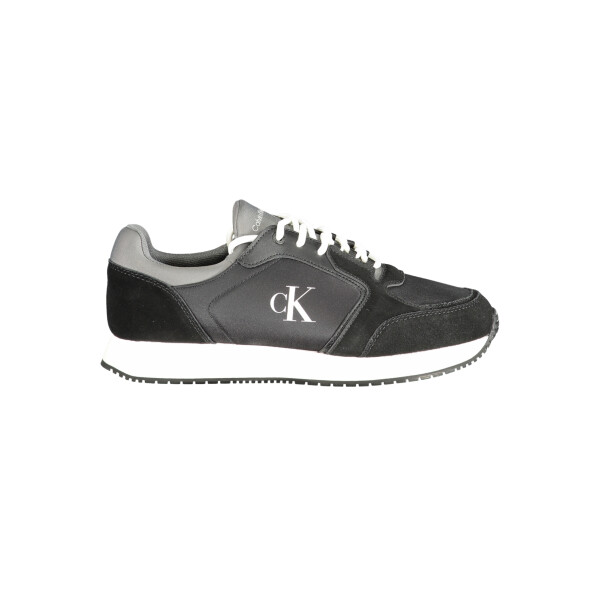 Calvin Klein ανδρικά sneakers σε μαύρο χρώμα με κορδόνια και λογότυπο