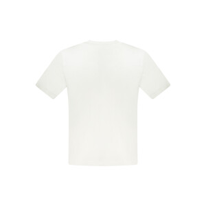 North Sails ανδρικό λευκό T-shirt με κοντά μανίκια και λογότυπο