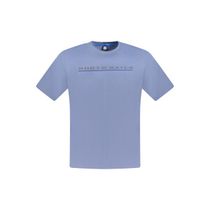 North Sails Ανδρικό Μπλε T-shirt με κοντά μανίκια και λογότυπο