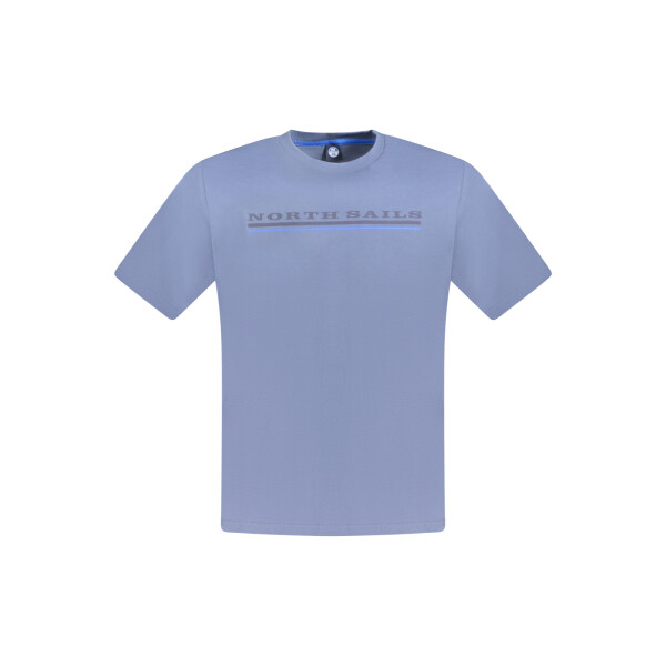 North Sails Ανδρικό Μπλε T-shirt με κοντά μανίκια και λογότυπο