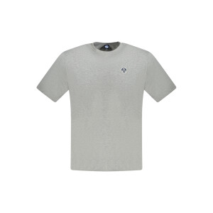 North Sails Ανδρικό Γκρι T-shirt με στρογγυλή λαιμόκοψη