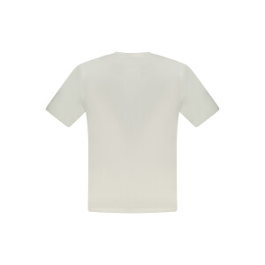 North Sails ανδρικό λευκό T-shirt με στρογγυλή λαιμόκοψη και λογότυπο