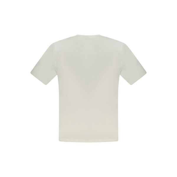 North Sails ανδρικό λευκό T-shirt με στρογγυλή λαιμόκοψη και λογότυπο