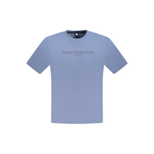 North Sails ανδρικό t-shirt σε μπλε χρώμα με κοντά μανίκια και λογότυπο
