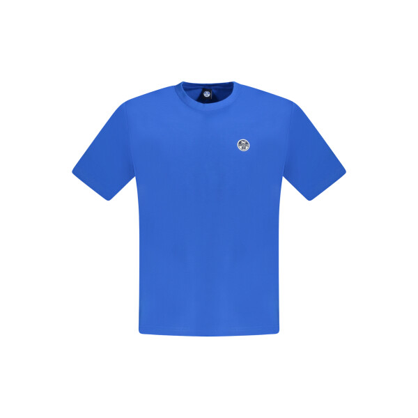 North Sails Ανδρικό Μπλε T-shirt με κοντά μανίκια και λογότυπο
