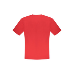 North Sails ανδρικό κόκκινο t-shirt με στρογγυλή λαιμόκοψη και λογότυπο
