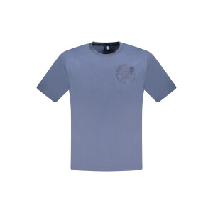 North Sails ανδρικό μπλε t-shirt με κοντά μανίκια και λογότυπο