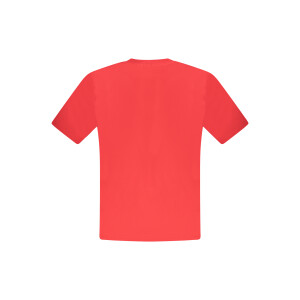North Sails ανδρικό κόκκινο t-shirt με στρογγυλή λαιμόκοψη και λογότυπο