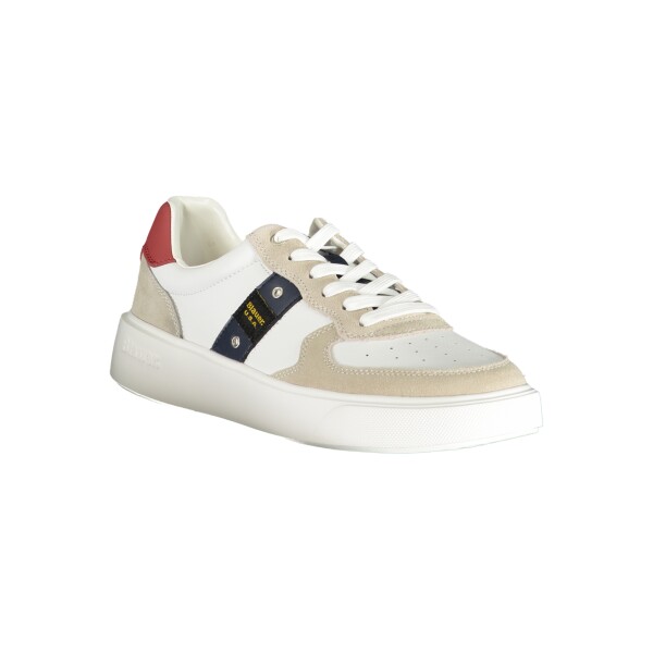 Blauer Ανδρικά Λευκά Sneakers με κορδόνια