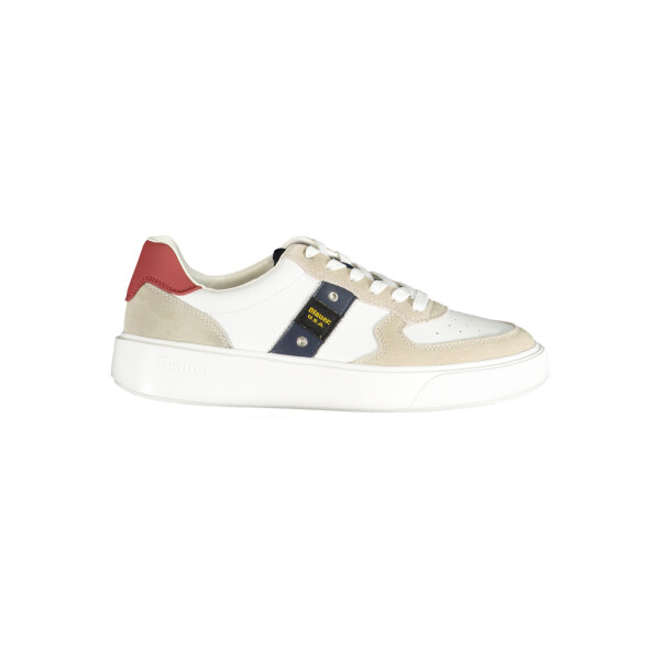 Blauer Ανδρικά Λευκά Sneakers με κορδόνια