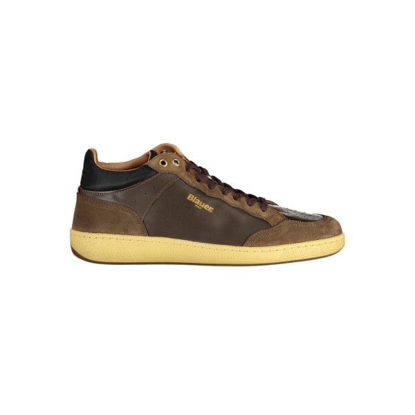 Blauer Ανδρικά Καφέ Sneakers με κορδόνια και λογότυπο