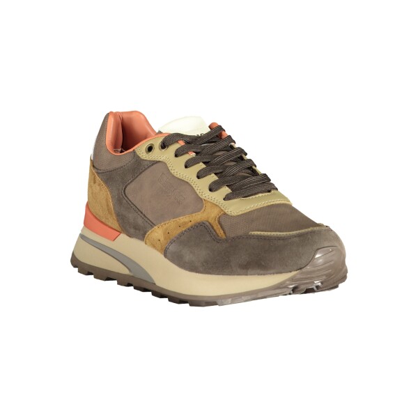 Blauer ανδρικά sneakers σε καφέ χρώμα με κορδόνια