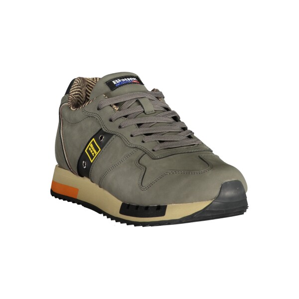 Blauer ανδρικά sneakers σε γκρι χρώμα με κορδόνια
