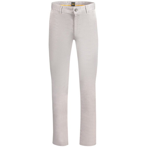 BOSS Ανδρικό Γκρι Παντελόνι σε slim fit γραμμή με 4 τσέπες