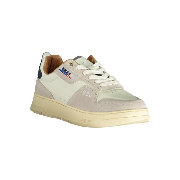 Blauer ανδρικά λευκά sneakers με κορδόνια