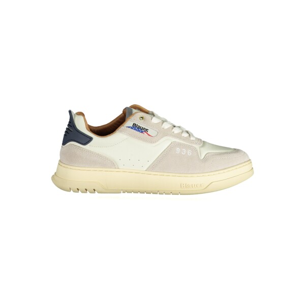 Blauer ανδρικά λευκά sneakers με κορδόνια