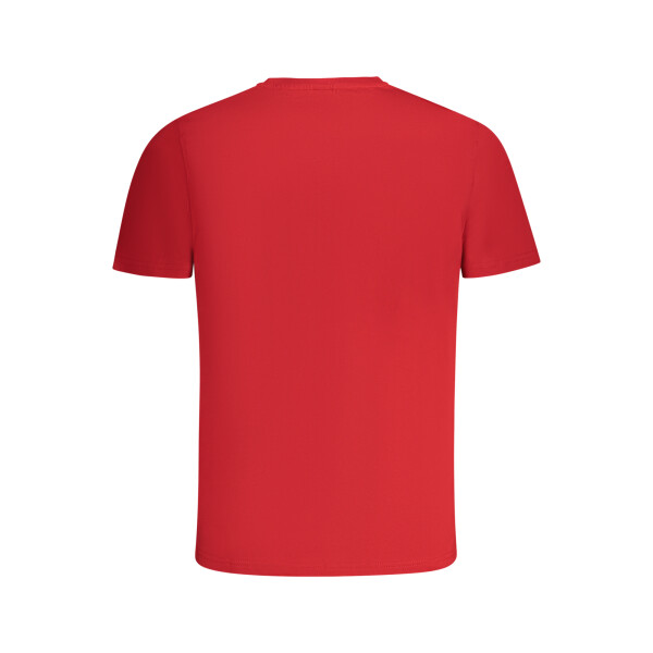 North Sails ανδρικό κόκκινο t-shirt με στρογγυλή λαιμόκοψη και λογότυπο