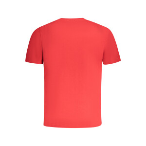 North Sails ανδρικό κόκκινο t-shirt με κοντά μανίκια και λογότυπο