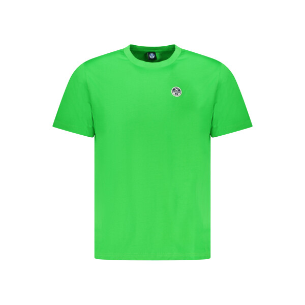 North Sails Ανδρικό Πράσινο T-shirt με στρογγυλή λαιμόκοψη