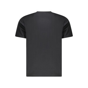 North Sails ανδρικό μαύρο T-shirt με στρογγυλή λαιμόκοψη