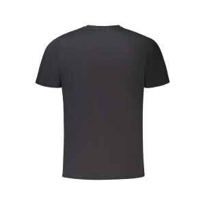 North Sails ανδρικό μαύρο t-shirt με κοντά μανίκια και λογότυπο