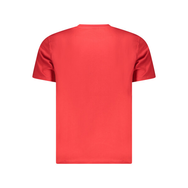 North Sails ανδρικό κόκκινο t-shirt με στρογγυλή λαιμόκοψη και λογότυπο