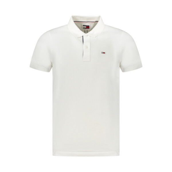 Tommy Hilfiger Ανδρική Λευκή Polo Μπλούζα