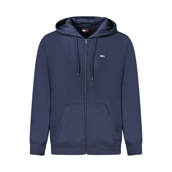 Tommy Hilfiger ανδρικό φούτερ με φερμουάρ σε μπλε χρώμα